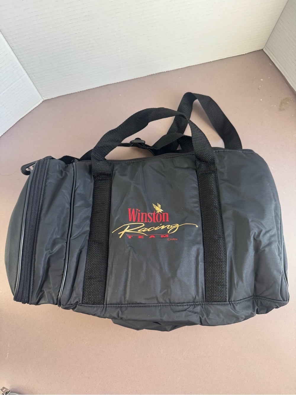 Winston Racing Team Black Duffel Bag
